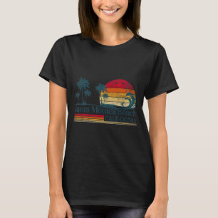 Santa Monica Beach California Family Vacation Palm T-Shirt