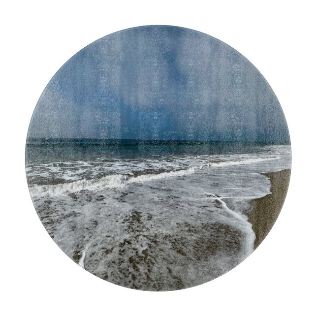 Santa Monica Beach in the fall. Cutting Board (Front)