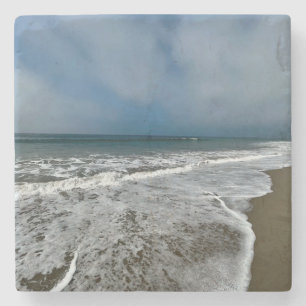 Santa Monica Beach in the fall. Stone Coaster