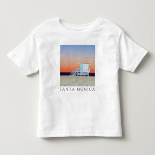Santa Monica Beach   Los Angeles, California Toddler T-Shirt