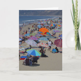 Santa Monica Beach People Card