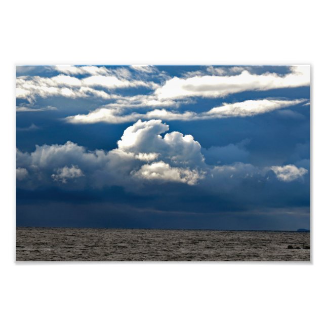 Santa Monica Beach Photo Print (Front)