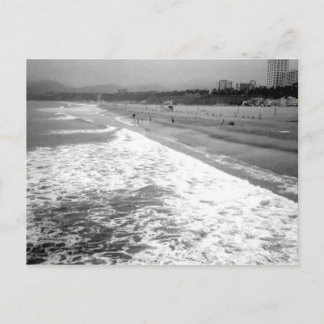 Santa Monica Beach Postcard