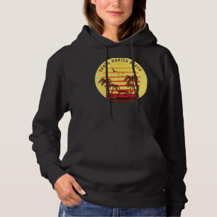 Santa Monica Beach Surfing Hoodie