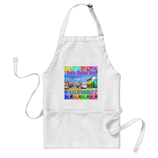 "Santa Monica Blvd 3" Apron (Front)