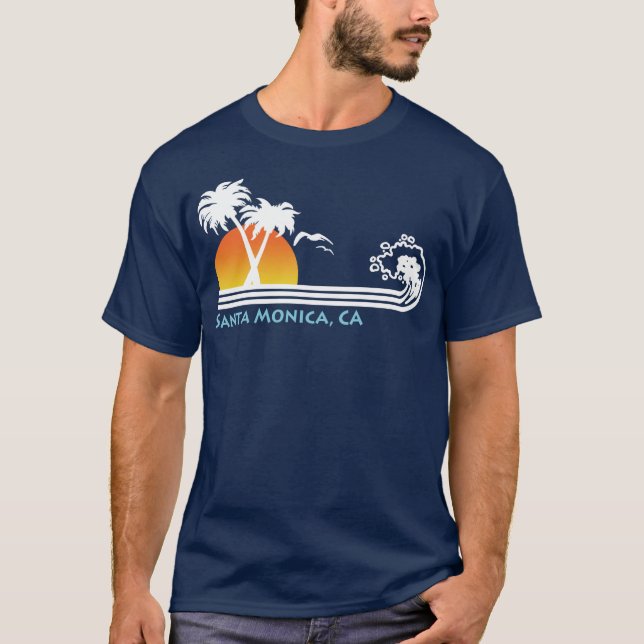 Santa Monica Ca T-Shirt (Front)