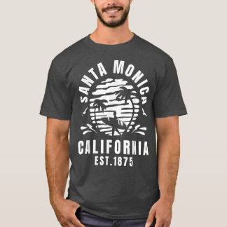 Santa Monica California Beach Surf Summer Vacation T-Shirt