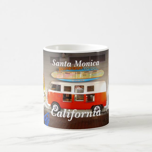 Santa Monica, California Coffee Mug (Center)