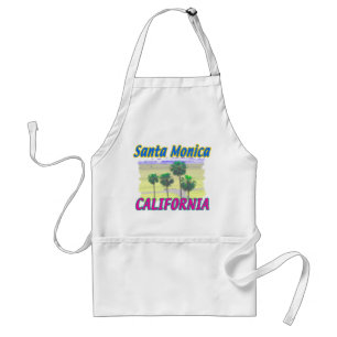 Santa Monica California Palm & Beach Apron
