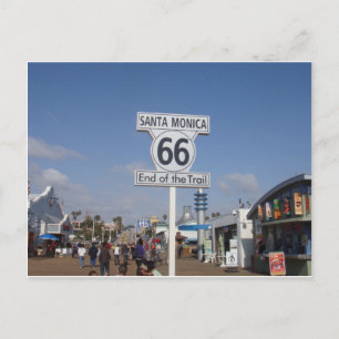 Santa Monica, California - RT 66 Postcard
