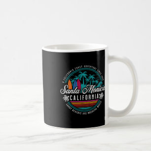 Santa Monica California Sandy Beaches Breaking Wav Coffee Mug