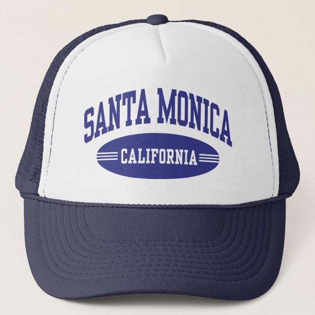Santa Monica California Trucker Hat (Front)