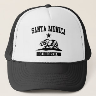 Santa Monica California Trucker Hat
