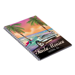 Santa Monica California USA Notebook