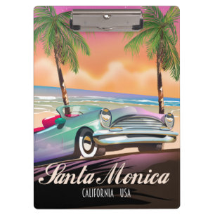 Santa Monica California USA Notebook Clipboard