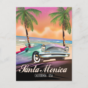 Santa Monica California USA Postcard