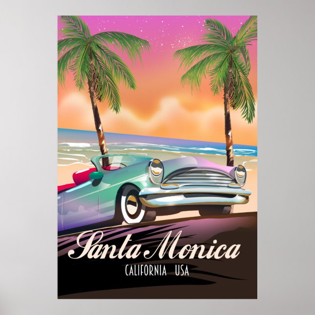 Santa Monica California USA Poster (Front)