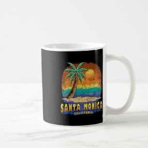 Santa Monica California Vintage Distressed Souveni Coffee Mug
