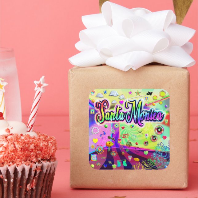 Santa Monica “Cool Energy” Sticker (Party)