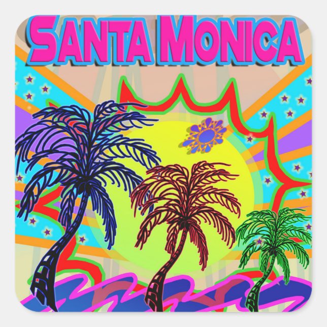 Santa Monica Eternal Sticker (Front)