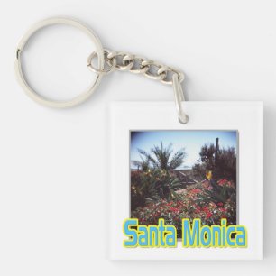 "Santa Monica Garden" Keychain