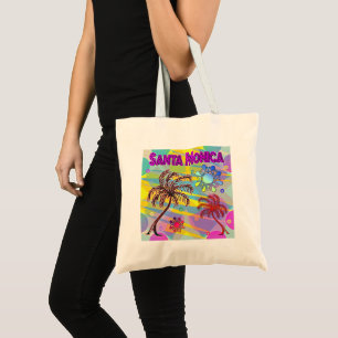 Santa Monica Happy and Hope Tote Bag