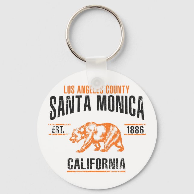 Santa Monica Key Ring (Front)