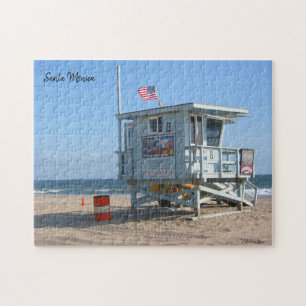 santa monica lifeguard jigsaw puzzle