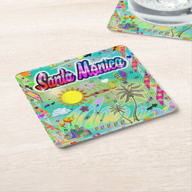 Santa Monica “Nu Era” Coaster (Angled)