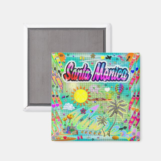 Santa Monica “Nu Era” Magnet (Front/Back)