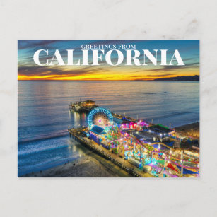 Santa Monica Pier, CA Postcard