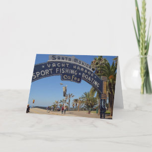 Santa Monica Pier Card