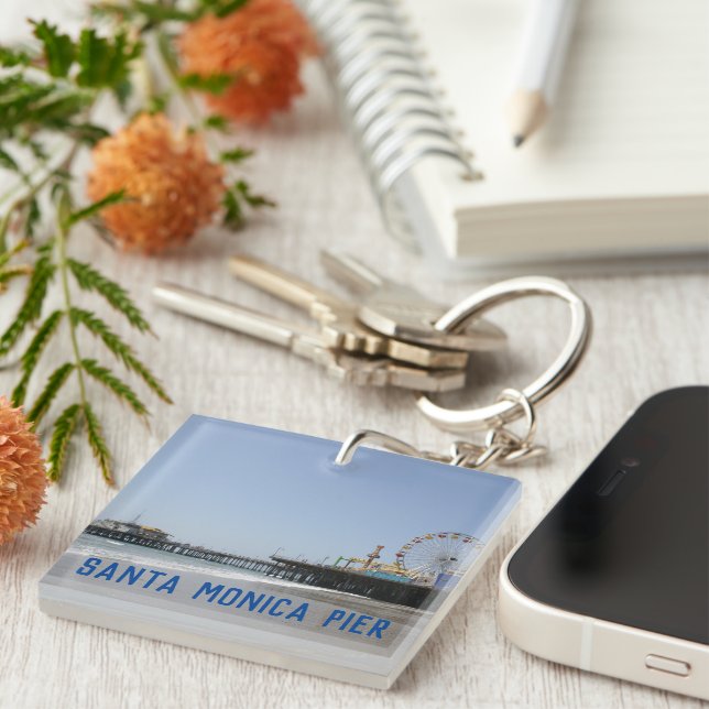 Santa Monica Pier Key Ring (Front Right)