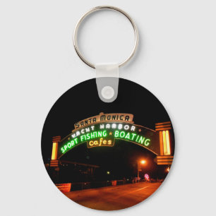 Santa Monica Pier Key Ring