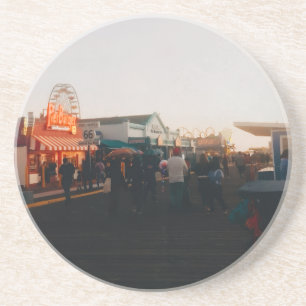 Santa Monica Pier, Los Angeles, California Coaster