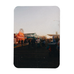 Santa Monica Pier, Los Angeles, California Magnet