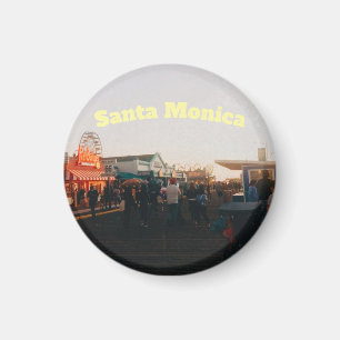 Santa Monica Pier, Los Angeles, California Magnet