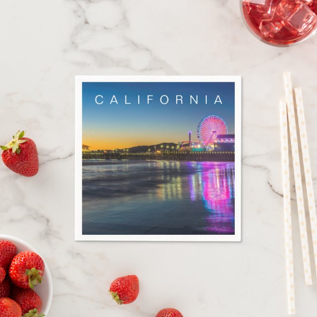 Santa Monica Pier | Los Angeles, California Napkin (Insitu)