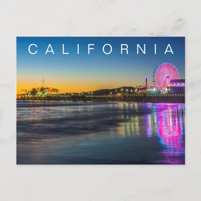 Santa Monica Pier | Los Angeles, California Postcard (Front)
