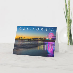Santa Monica Pier   Los Angeles, California Thank You Card