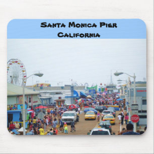 SANTA MONICA PIER mouse pad