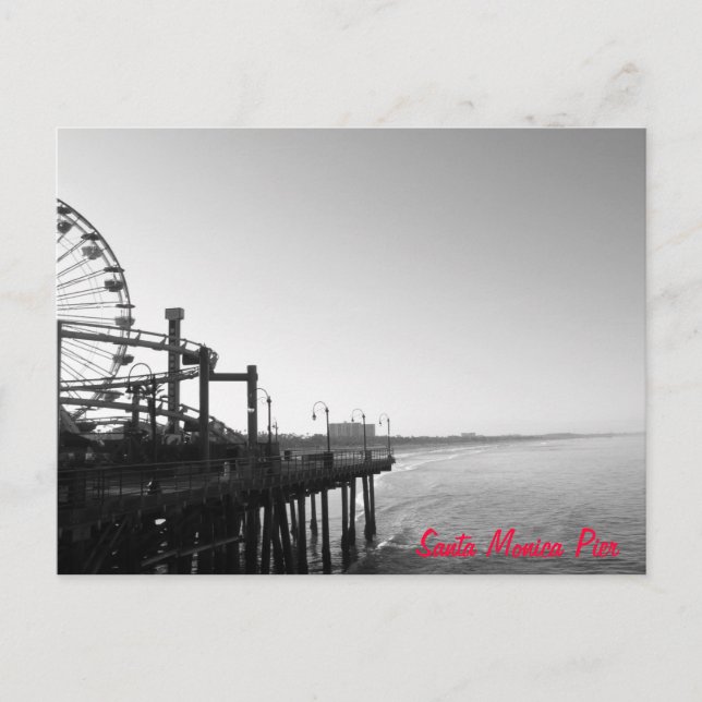 Santa Monica Pier Postcard (Front)