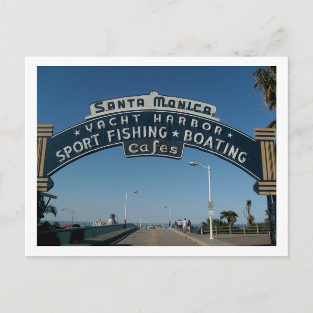 Santa Monica Pier Postcard (Front)