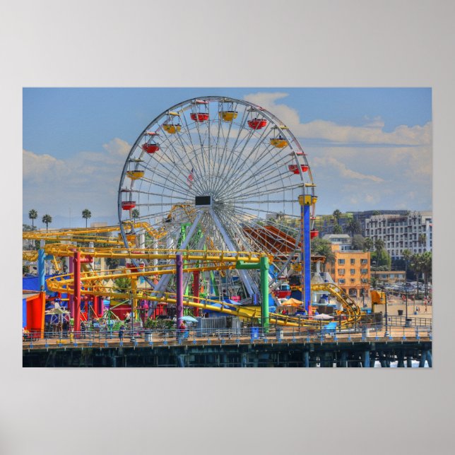 Santa Monica Pier Poster (Front)