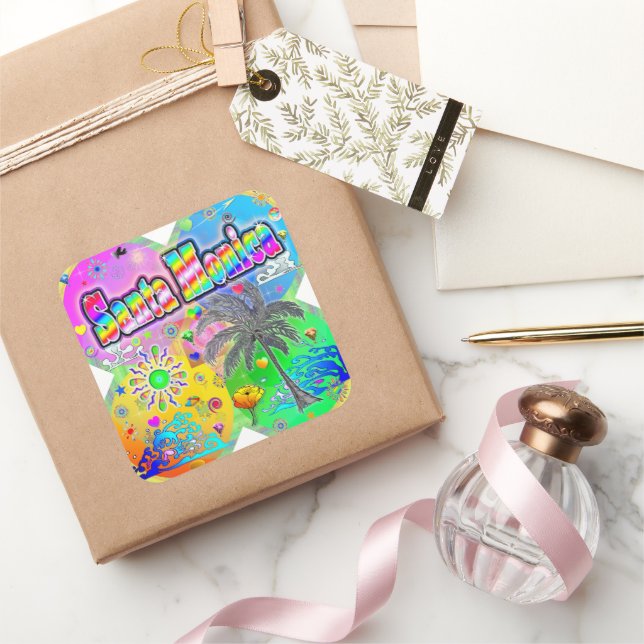 Santa Monica Quadro Seasons Sticker (Gifting)