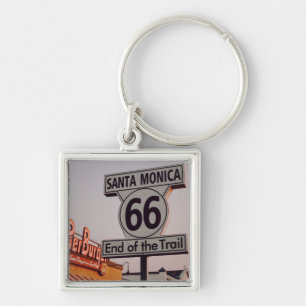 Santa Monica Route 66 California Key Ring