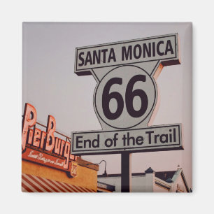 Santa Monica Route 66 California Magnet