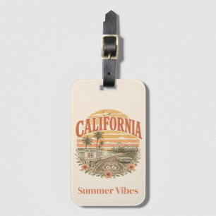 Santa Monica Route 66 Travel ID Style Luggage Tag