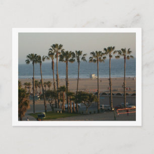 Santa Monica State Beach Postcard