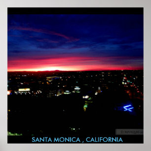 SANTA MONICA SUNRISE #1 POSTER